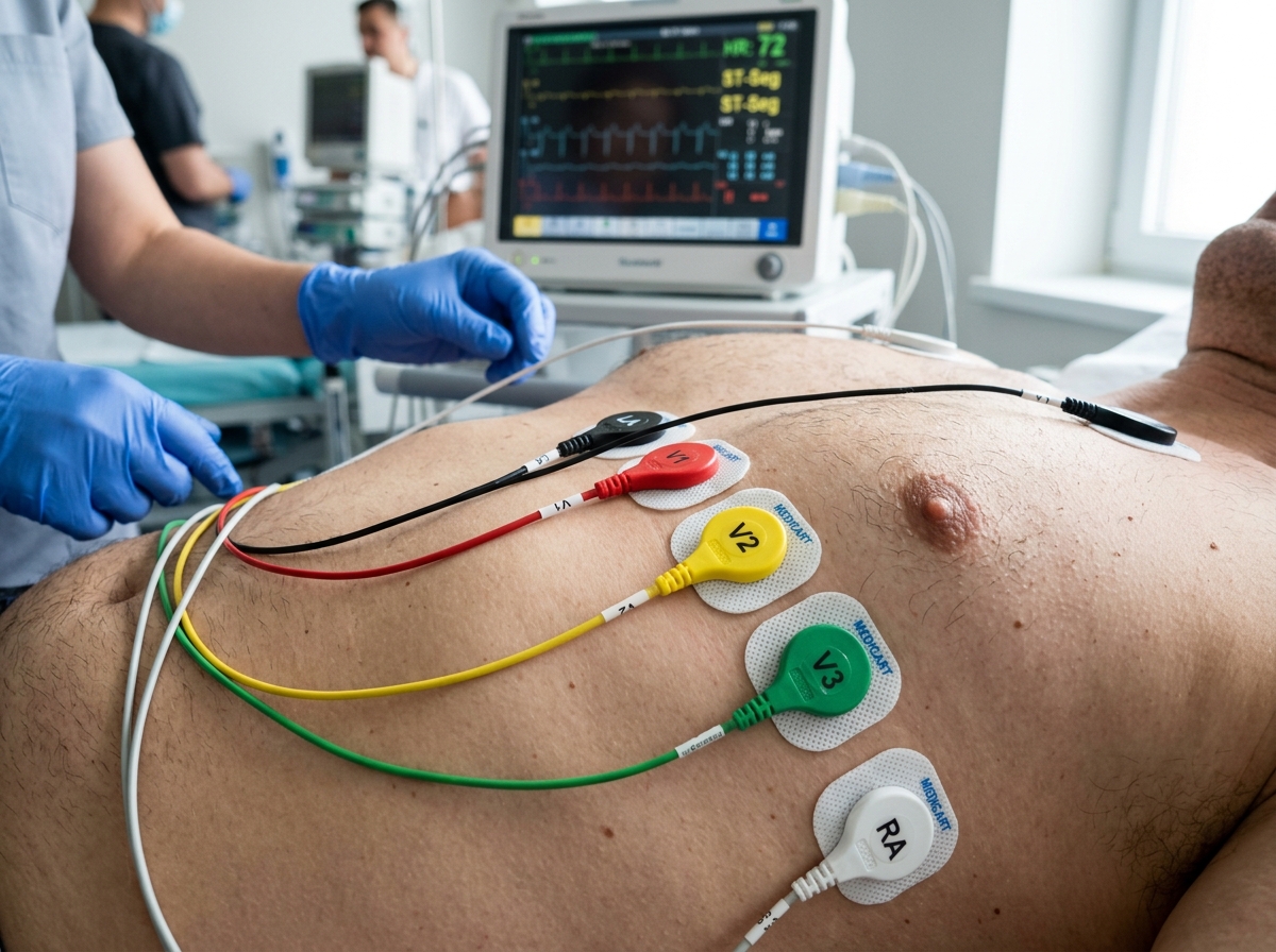 Imagem de referência: Eletrocardiograma (ECG)